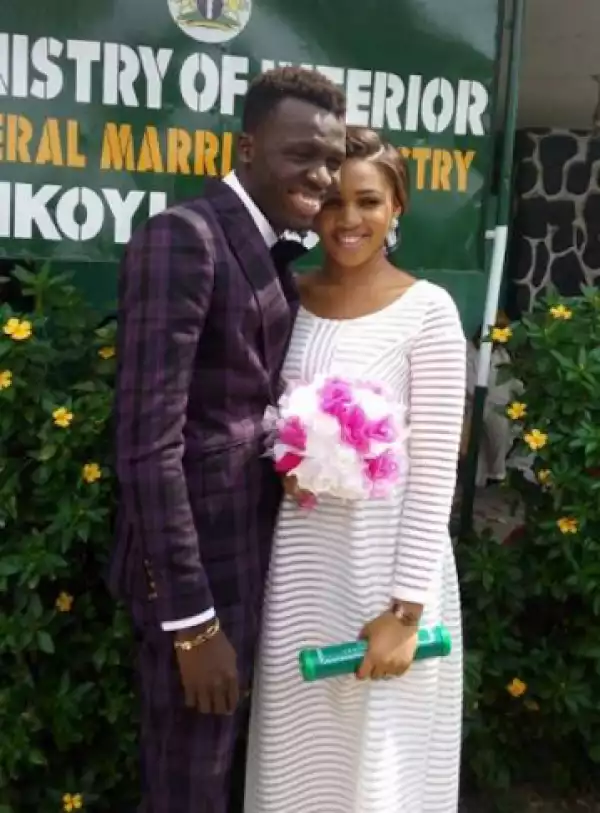 Photo: Comedian Akpororo Weds Girlfriend, Josephine
